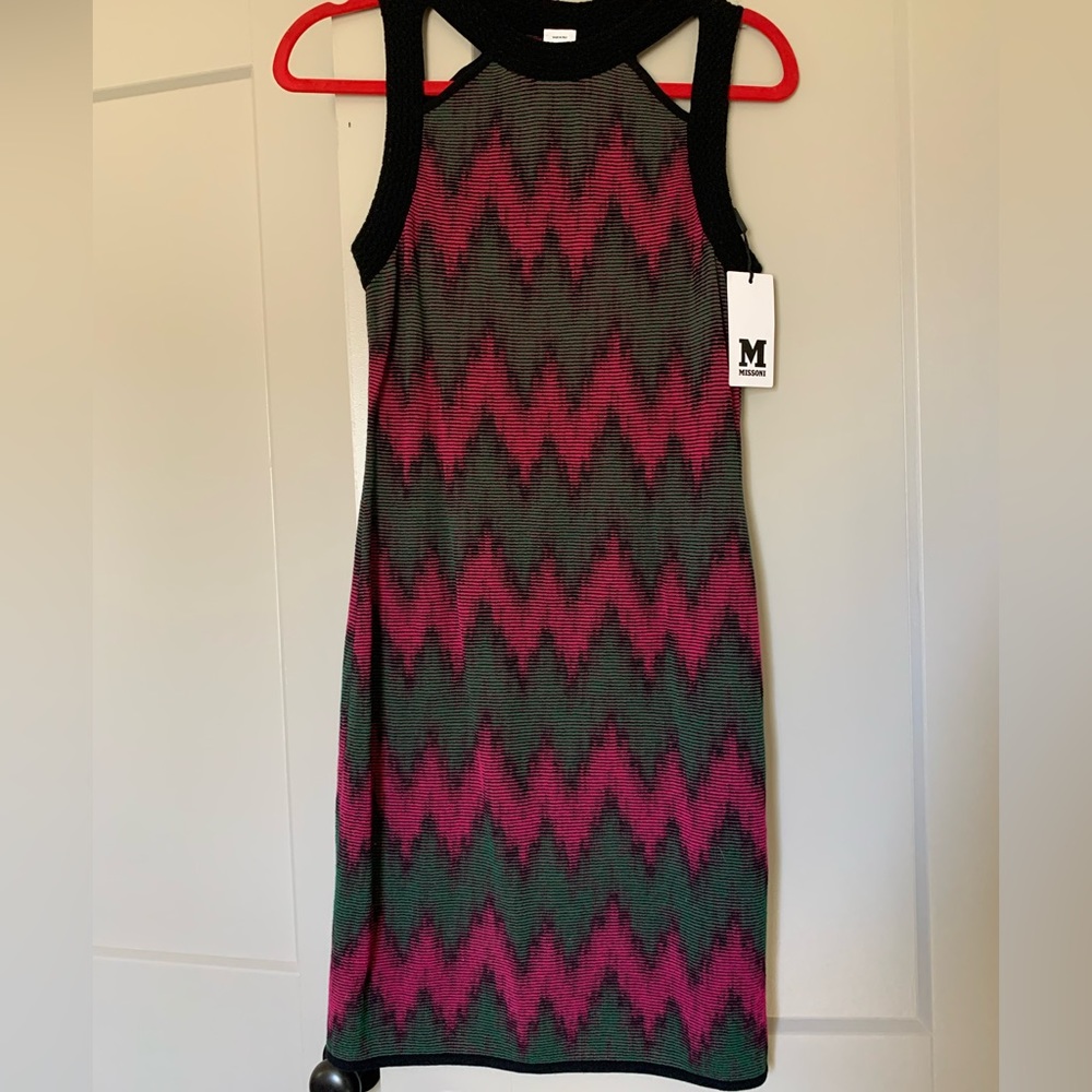 Missoni zig zag midi dress made in Italy